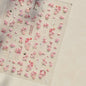 White Flower Petal Cherry Blossom Peach Blossom Falling Petal Floral Gradient 5D Self Adhesive Nail Art Sticker Manicure Decals