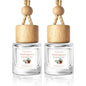 2 Pack Car Air Freshener Diffuser 2 Pack Hanging Air Freshener Diffuser - Vanilla Cream Fragrance Oil Air D iffuser for Car