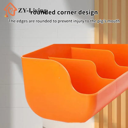 5 Slots Piglet Fodder Slot Farm Animal Supplies Livestock Fodder Dish Feeding Bowl For Cattle Pigeon Dog Goat Piglet Feeder