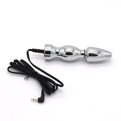 Electric Shocker Anal Butt Plug,E stim Electrosex Penis Ring ,Nipple Electrostimulation Cockring Chastity Cage E-stim Bdsm Toys