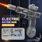 Children High Pressure Electric Water Gun Toy Summer Outdoor Beach Pool Fight Games Toys Kids Automatic Water Guns with Lights