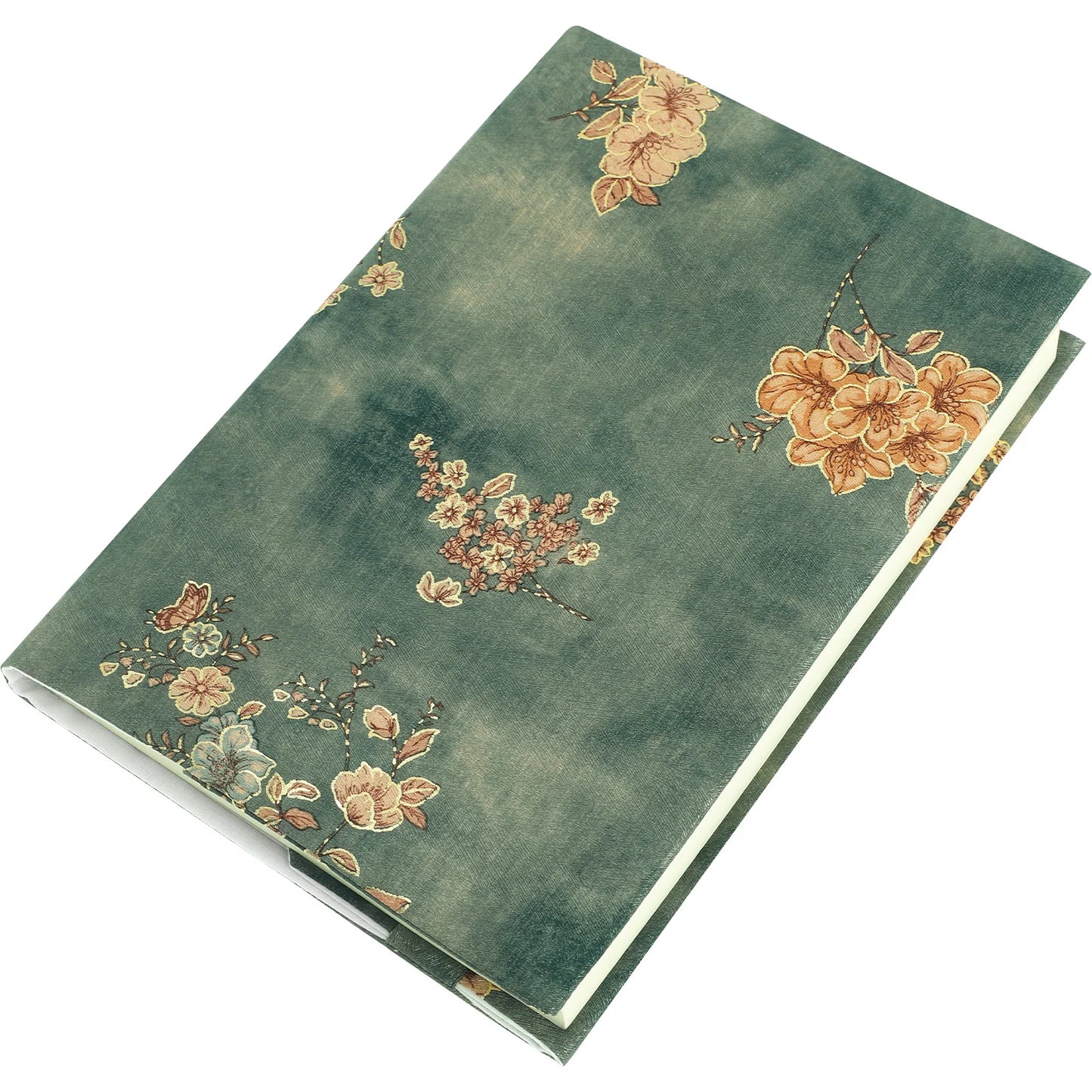 1Pc Cotton Book Protector Adjustable Notebook Cover A5 Size Book Wrapper Pattern Fine Pen Marks Dirt Grime