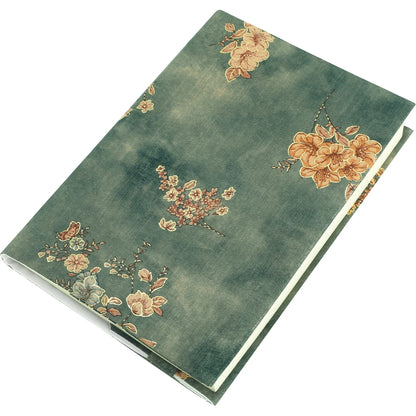 1Pc Cotton Book Protector Adjustable Notebook Cover A5 Size Book Wrapper Pattern Fine Pen Marks Dirt Grime
