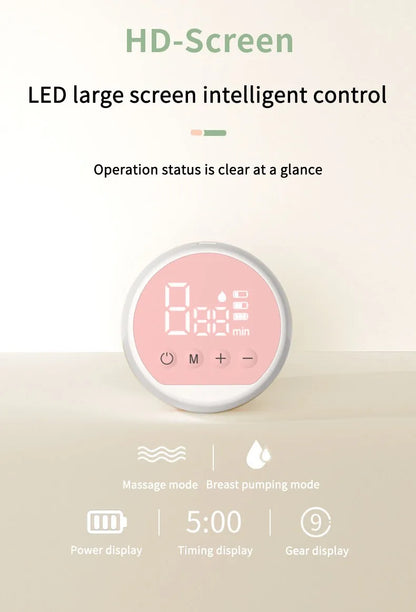 MAMIJOY Portable Electric Breast Pump USB Chargable Silent Portable Milk Extractor Automatic Milker Comfort Breastfeeding
