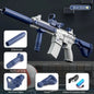 Hot-Selling M416 Electric Water Gun, Rechargeable High-Speed Continuous Water Spray Toy, Long-Range Water Play Toy, Suitable for Summer Swimming Pools, Parties, Beach Activities, Birthdays, Travel Souvenirs, Graduations, Part