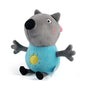 16-19CM Genuine Peppa Pig Bundle pocket 8 Friends Daddy Mammy Peppa George Plush Bahs Stuffed Dolls Pajamas Peppa Kids Gift