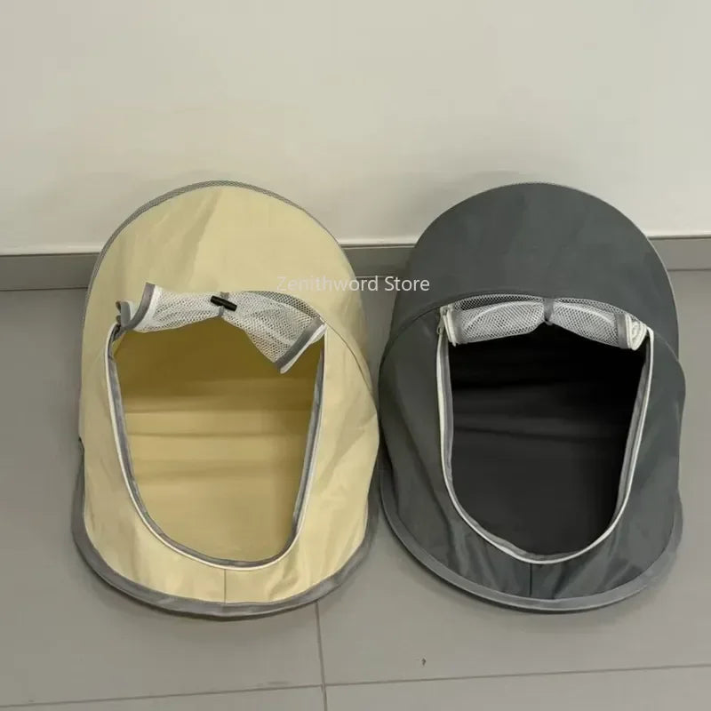Pet Tent Portable Outdoor Camping Sun Protection Shelter for Puppy Kitten Small Animals Foldable Breathable Mesh House Travel