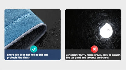 Microfiber Car Wash Towel 75X35cm Lint-Free Car Cleaning Towels Ultra-Soft Drying Cloth Car Detailing Washing Tools