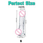 4 Size Transport Silicone Dildo Fake Dick for Women Artificial Penis with Suction Cup Female Masturbation Adult Sex Toy for 18+