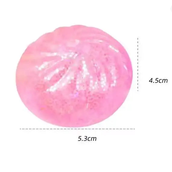Simulation Dumpling Squishy Rebound Soft Squeeze Stress Ball With Bamboo Steamer Box Anti-Stress Toy Sensory For Creative Gift