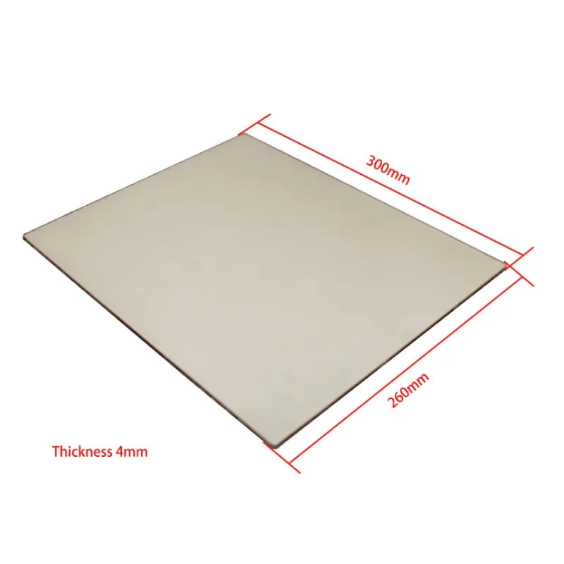 High temperature resistant Glass thick 4mm Fireplace door glass wood stove transparent microcrystalline ceramic glass