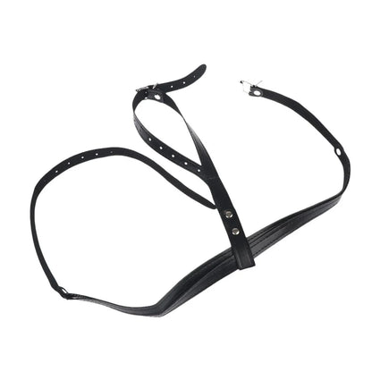 1Pcs Leather Strap On Lesbian Erotic Bra Brassiere Adult Breast BDSM Bondage Sexy Lingerie Sex Toy Accessories For Womenproduct