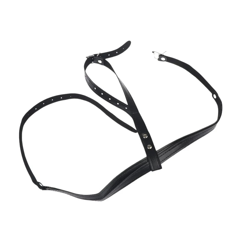1Pcs Leather Strap On Lesbian Erotic Bra Brassiere Adult Breast BDSM Bondage Sexy Lingerie Sex Toy Accessories For Womenproduct