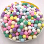 20/100/200/300/500pcs Cat Toys Cute Funny Stretch Plush Ball Cat Toy， Ball Creative Colorful Interactive Cat Puff Balls Chew Toy
