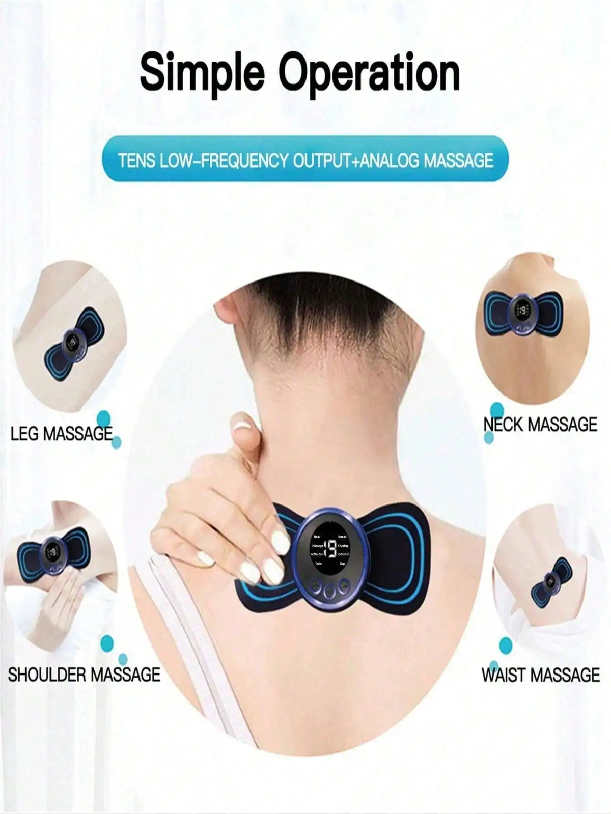 Ems Massager Kit, Foot Massager Pad, Body Massager Patch For Whole Body