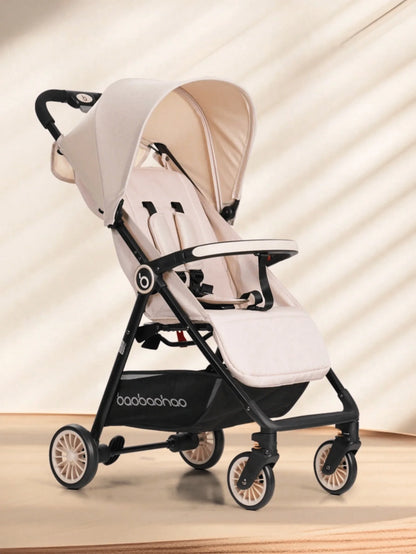 1 Black Lightweight Baby Stroller Weighs Only 4.7kg Convenient for Airplanes, Trains and Cars, Suitable for Home Use and Busines