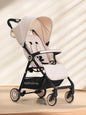 1 Black Lightweight Baby Stroller Weighs Only 4.7kg Convenient for Airplanes, Trains and Cars, Suitable for Home Use and Busines