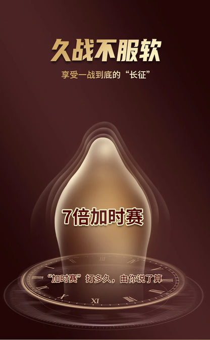 Delayed Ejaculation Condoms 7 Times Reduce Sensitivity  For Men Ultra Thick 0.07mm Thicker Condom Penis Cock Sleeves Sex Toys
