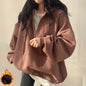 2024 Harajuku Loose Pullover Women Hoodie Oversized Top Summer Zip Up Sweatshirt Female Casual Long Sleeve Pocket Hooded
