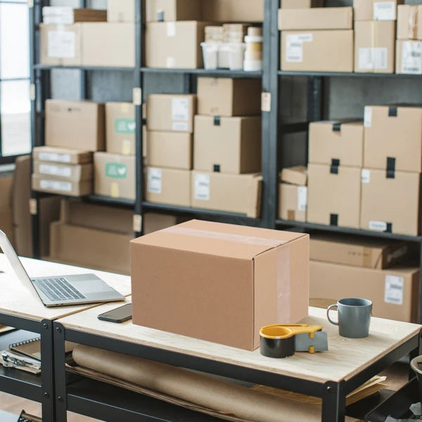 Moving Boxes Medium 12"L X 10"W X 8"H,50-Pack | Corrugated Cardboard Box for Packing, Shipping and Storage 3mm Thick