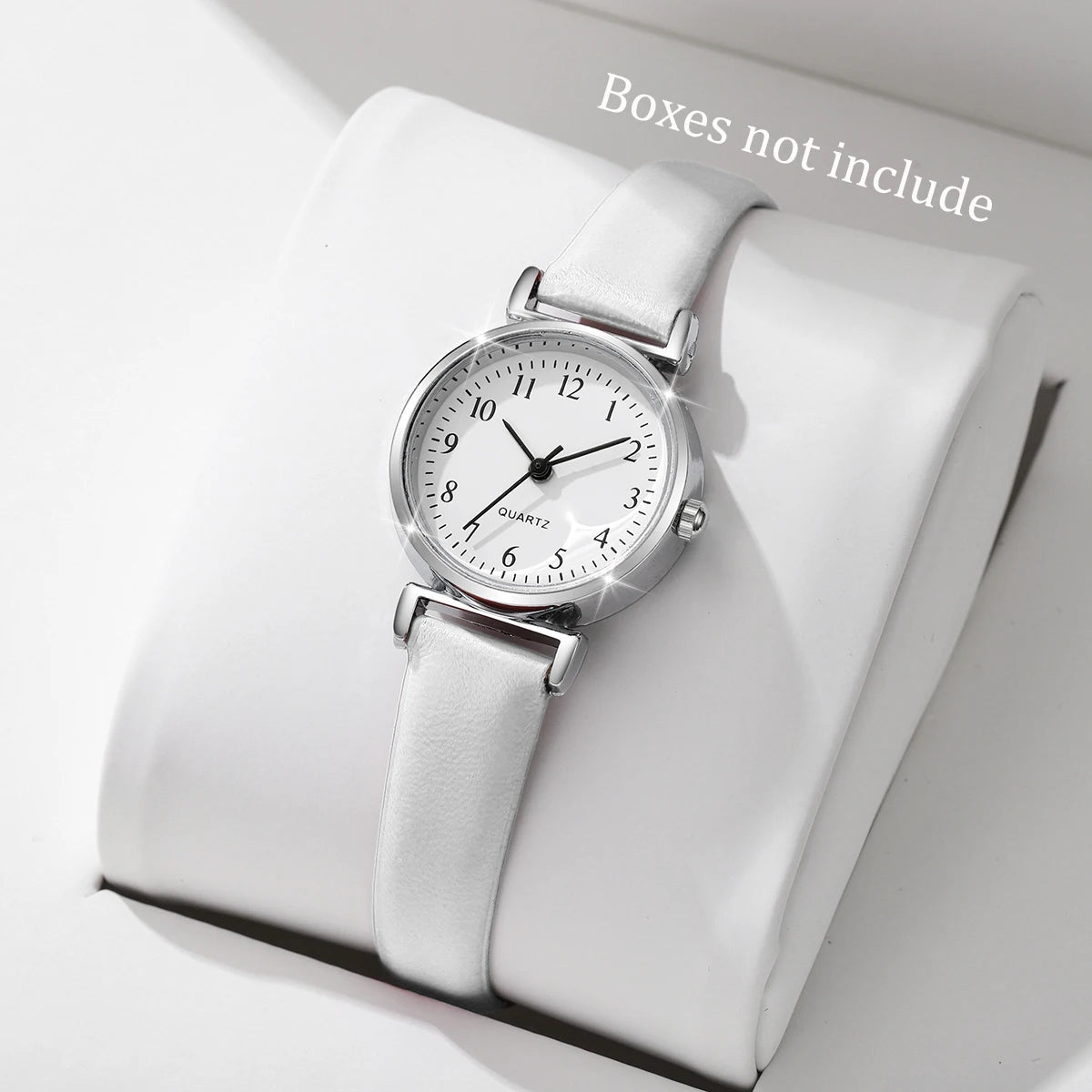 Fashion Small Dial Women Watches Simple Leather Band Analog Quartz Wristwatch for Ladies Clock Reloj Mujer（Without Box）
