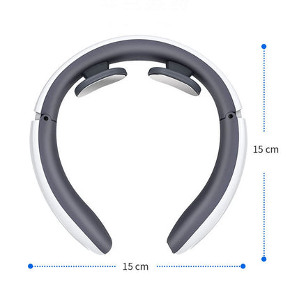 Ems Electric Neck Massager 6-Mode 9-Speed Massager Muscle Relaxation Battery Neck Massager Tool Relax Cervical Relief Pain