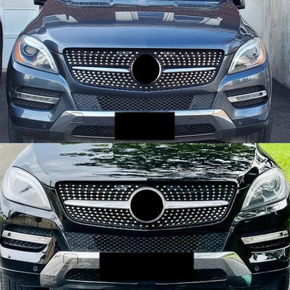 For Mercedes-Benz ML Class W166 ML300 ML320 ML350 ML40 ML450 2012 2013 2014 2015 Front Grille Facelift Grilles Mesh Grill