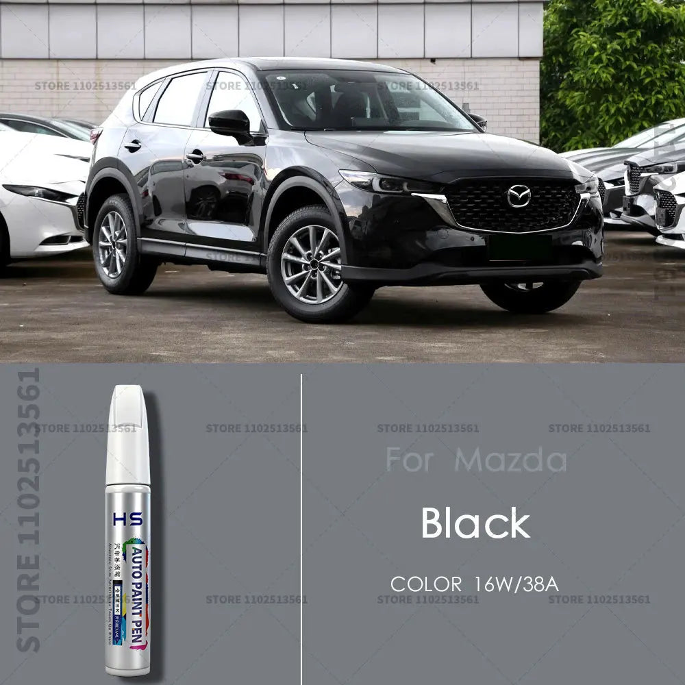 For Mazda CX3 Paint Repair Pen Touch Up Scratch Remover DIY Car Accessories White 34K Blue 42M 	41B Black 16W 38A Gold Gray 46G
