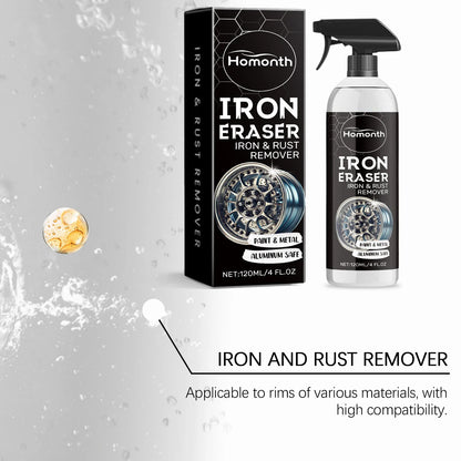 Rust Remover Spray Penetrating Lubricant Rust Converter for Wheels Brake Parts Restore Metal Car Detailing