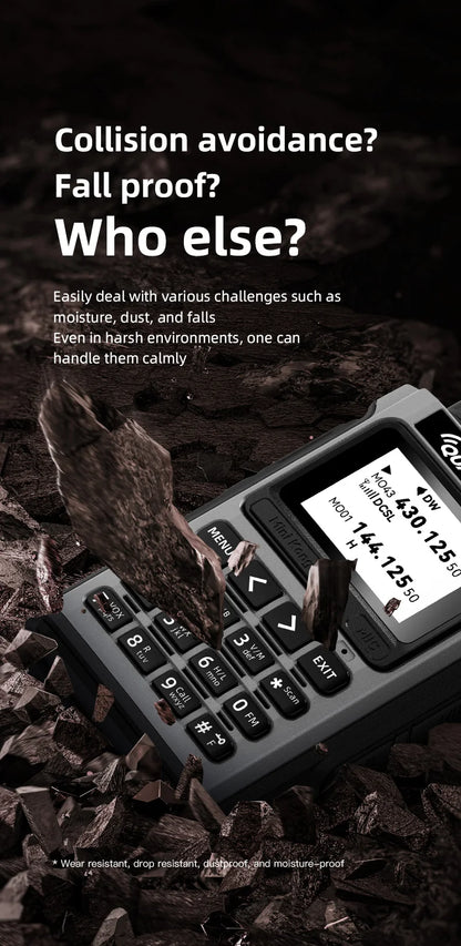 QUANSHENG K1 Air Band Walkie Talkie Wireless Copy Frequency Meter Type-C Charging NOAA Multi-Band Portable Two Way Radio UV