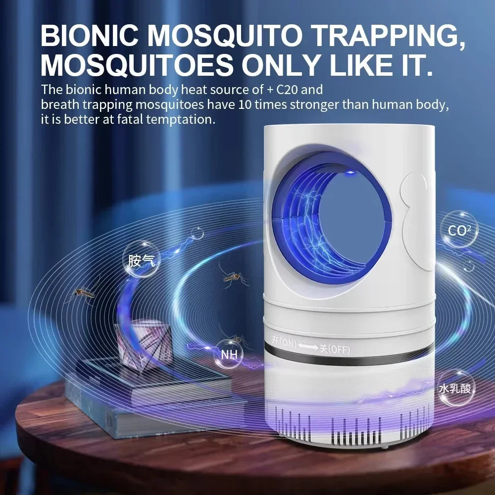 Lenovo New Electric Mosquito Insect Killing Lamp LED Light Trap Control Lamp Pes Fly Bug Killer Lamp with USB Power Supply Adapt