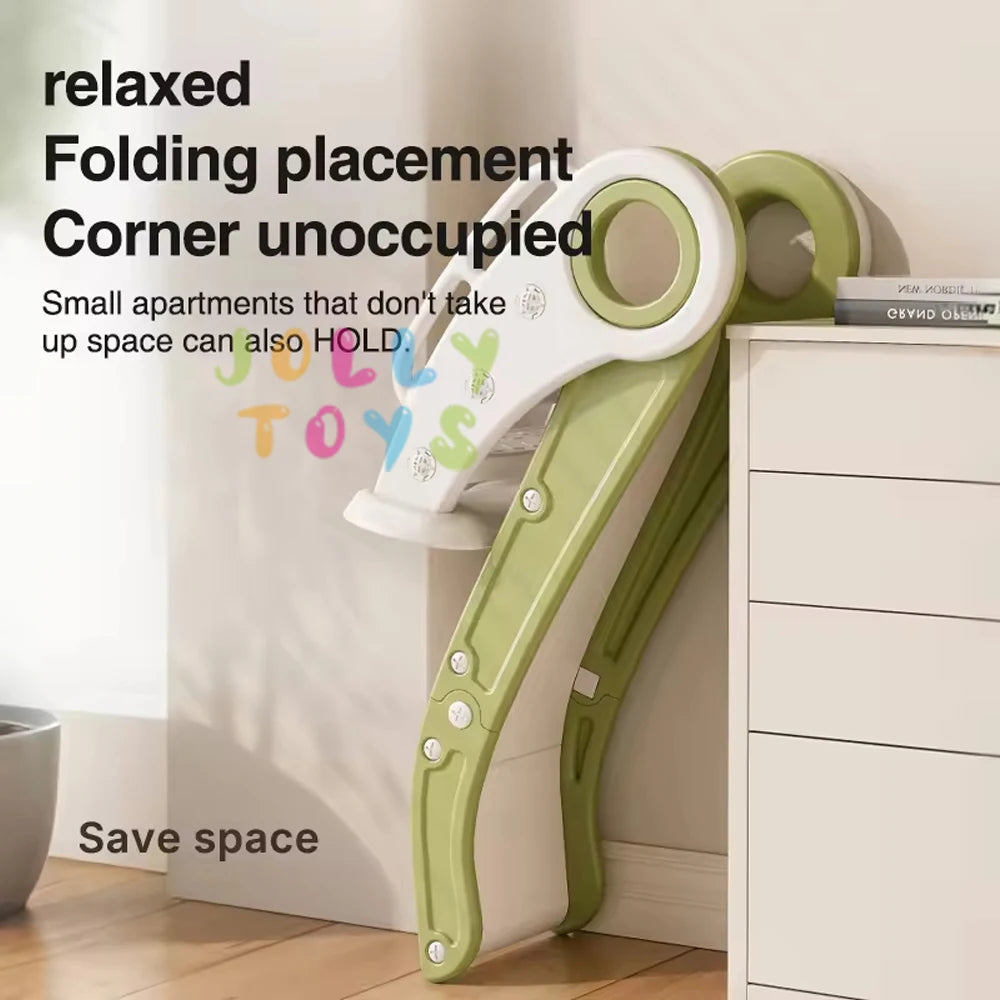 Foldable Kids Slide for Home Indoor Playground HDPE Plastic Foldable Multifunctional Slide for Toddlers School Garden