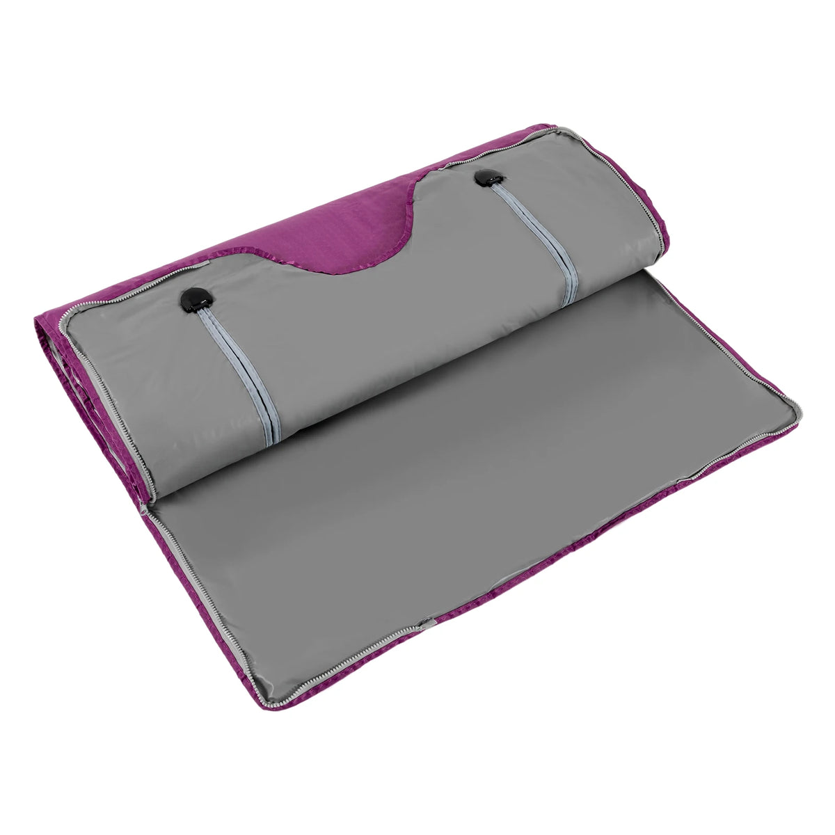 Portable Sauna Blanket 180*80cm,Heating Blanket w/ Remote Control for Relaxation Detoxification Purple/Silver/Black