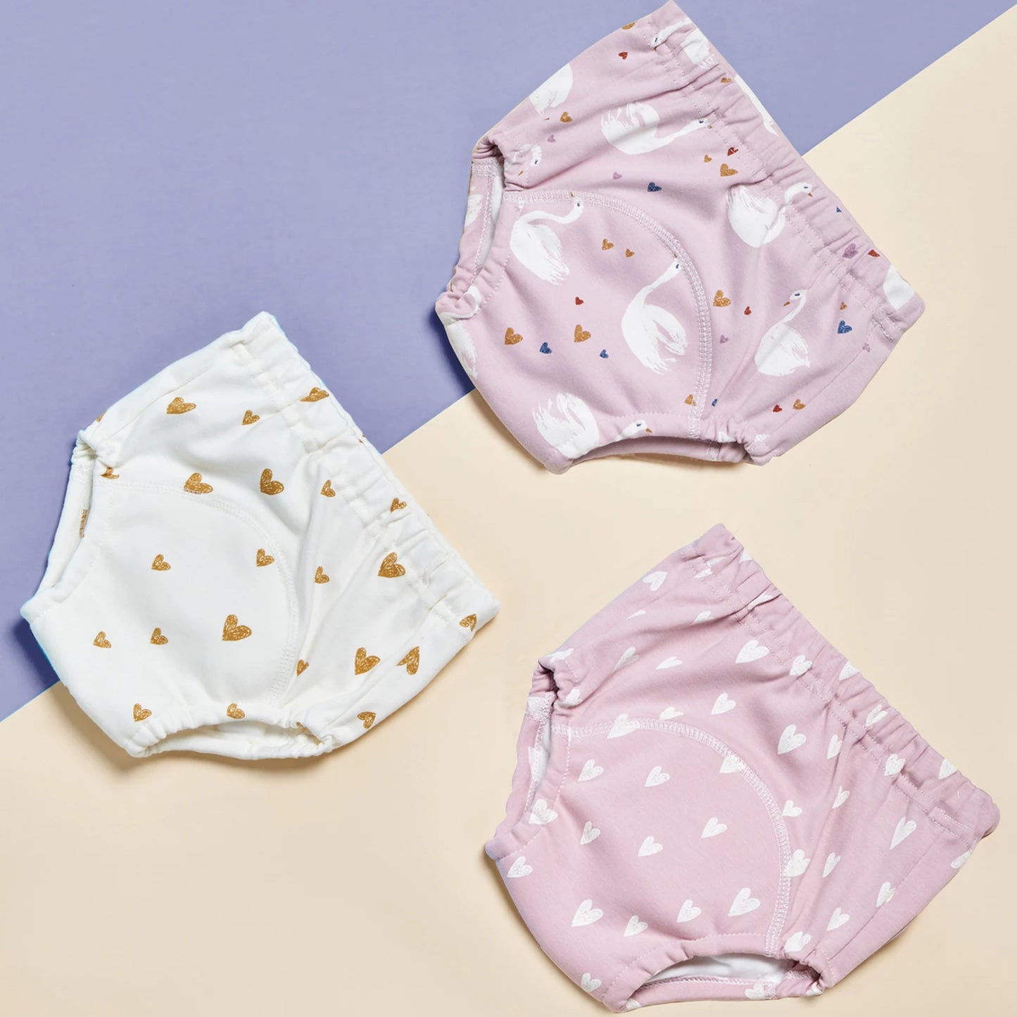 3pcs/Lot Baby Cotton Training Pants Panties 6 Layer Waterproof Cloth Diapers Reusable Toolder Nappies Diaper Baby Underwear