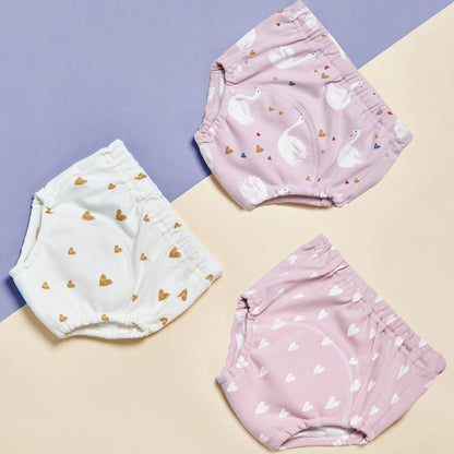 3pcs/Lot Baby Cotton Training Pants Panties 6 Layer Waterproof Cloth Diapers Reusable Toolder Nappies Diaper Baby Underwear