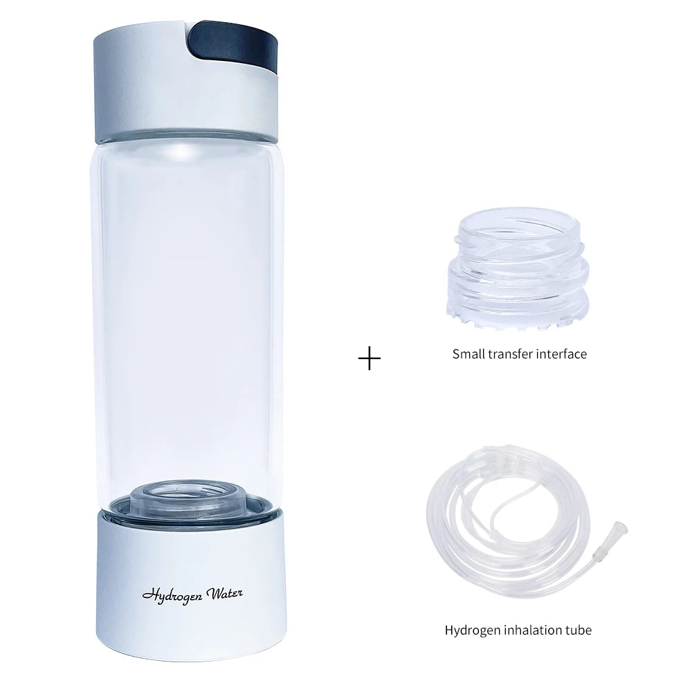 High Hydrogen Max 3000ppb Hydrogen Water Generator DuPont N117 SPE/PEM with Breath Inhalation Device Self-cleaning Function