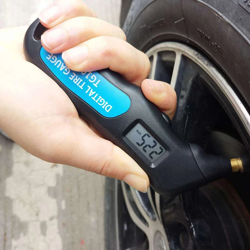Tire Pressure Gauge Non-Backlight High-precision Digital Tire Pressure Monitoring Car Tyre Air Pressure Gauge Meter LCD Display