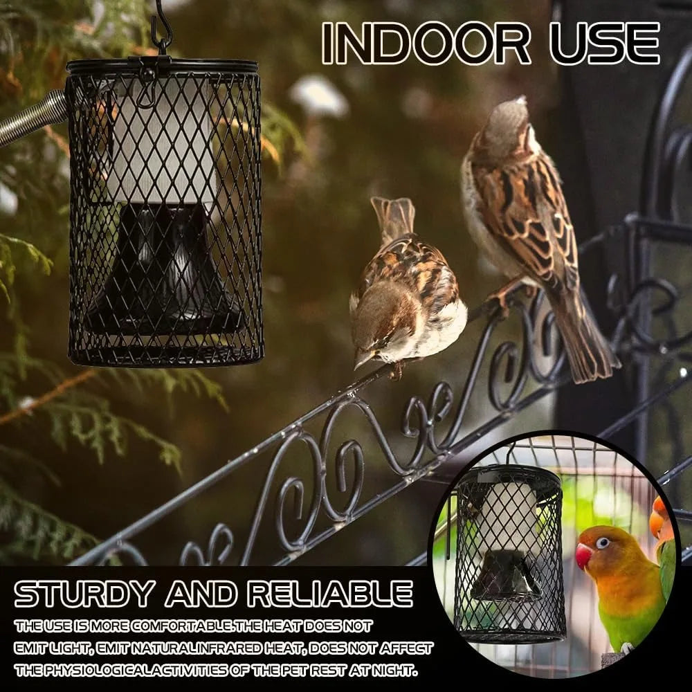 Reptile Lampshade and Holder, Basking Light, Amphibians Pets Health Products, Perfect for Terrariums
