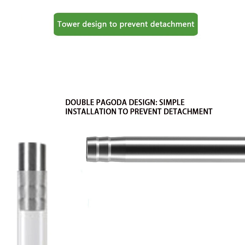 8mm Aquarium Mini Filter Tube Stainless Steel Anti Fish and Shrimp Inlet and Outlet Oil Film Filter Fish Tank Supplies