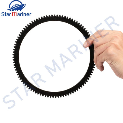 350-06091 Flywheel Crown Gear Ring For Tohatsu Outboard Motor Seapro HDX Hidea 2T 15HP 18HP 3G2-06091-1 Mercury 15HP Boat Engine