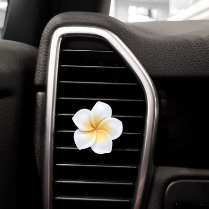 4pcs Car Flower Shape Air Conditioning Outlet Perfume Decoration Clip Air Freshener Diffuser Car Interior Accessories