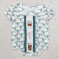 New Fashion Baby Infant Girls Rompers Bow Pink Flutter Sleeve Rompers Boutique Toddler Girls Bubble Rompers Onesie Wholesale Hot