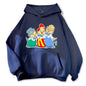 2025 Fashion Unisex Casual Sportswear Women's Hoody Alvin Chipmunk Halloween Costume Women's Pullover Fashion Trend