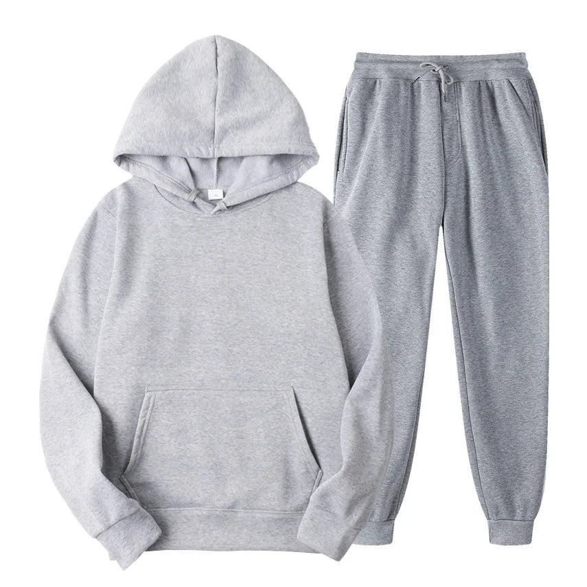 2024 Winter Brand Tracksuits Men's sets Long Sleeve Pullover + Jogging Trousers 2pcs Sets Fitness Running Suits sportswer Male