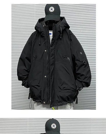Men's Jacket Winter Windproof Warm Down Jacket Outdoor Sports Mountain Overcoat Hooded Snowboarding Parka Snow Coat Canada Tops