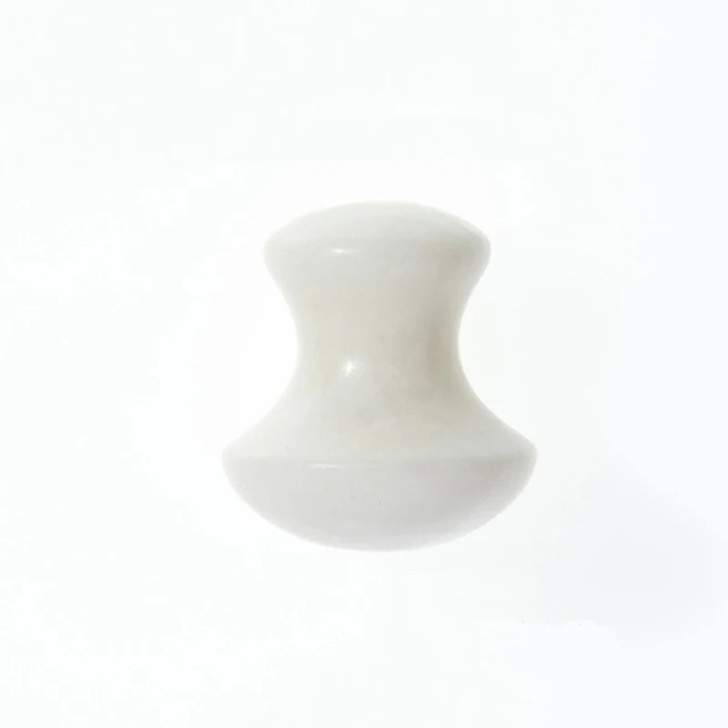 SPA Therapy Jade Roller Face Lifting Massage Wrinkle Remover Natural Rose Quartz Mushroom Shape Facial Acupuncture Gua Sha Tool
