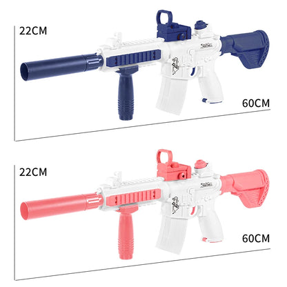 Electric Water Gun M416 Shooting Toy 280ML Shoot Beach Outdoor Fun Toy Children Boy Girl Adults Gift With Expanding Storage Tank