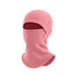Winter Kids Hat Full Face Warm Hood Windproof Cap Solid Color Fleece Hats Girls Boys Outdoor Ski Mask Neck Ear Protect Accessory