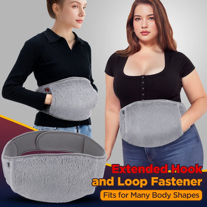 Electric Heating Waist Belt 3 Gear Temperature Abdominal Massager Menstrual Heating Pad Hand Belly Warmer Belt Fits All Body