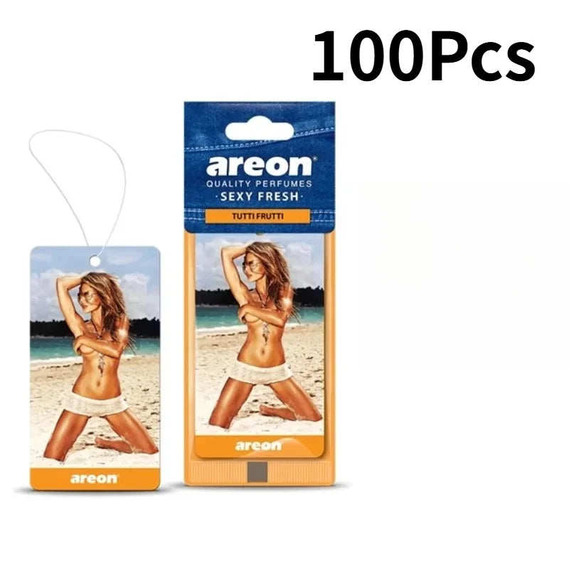 Girl Poster Car Air Freshener 6 Styles 20‑120 Pack Hanging Scent Paper Cards For Auto Closet Home Decor